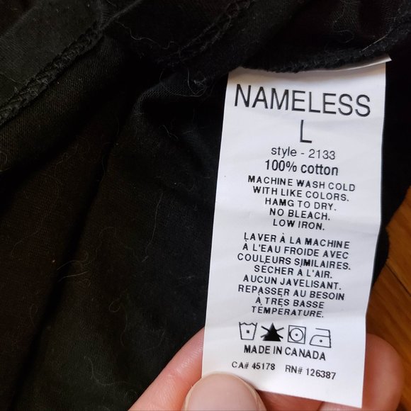 Short sleeve crop t-shirt, Nameless - Picture 5 of 5